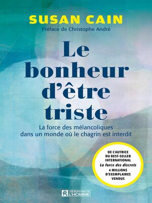 cover image of Le bonheur d'être triste